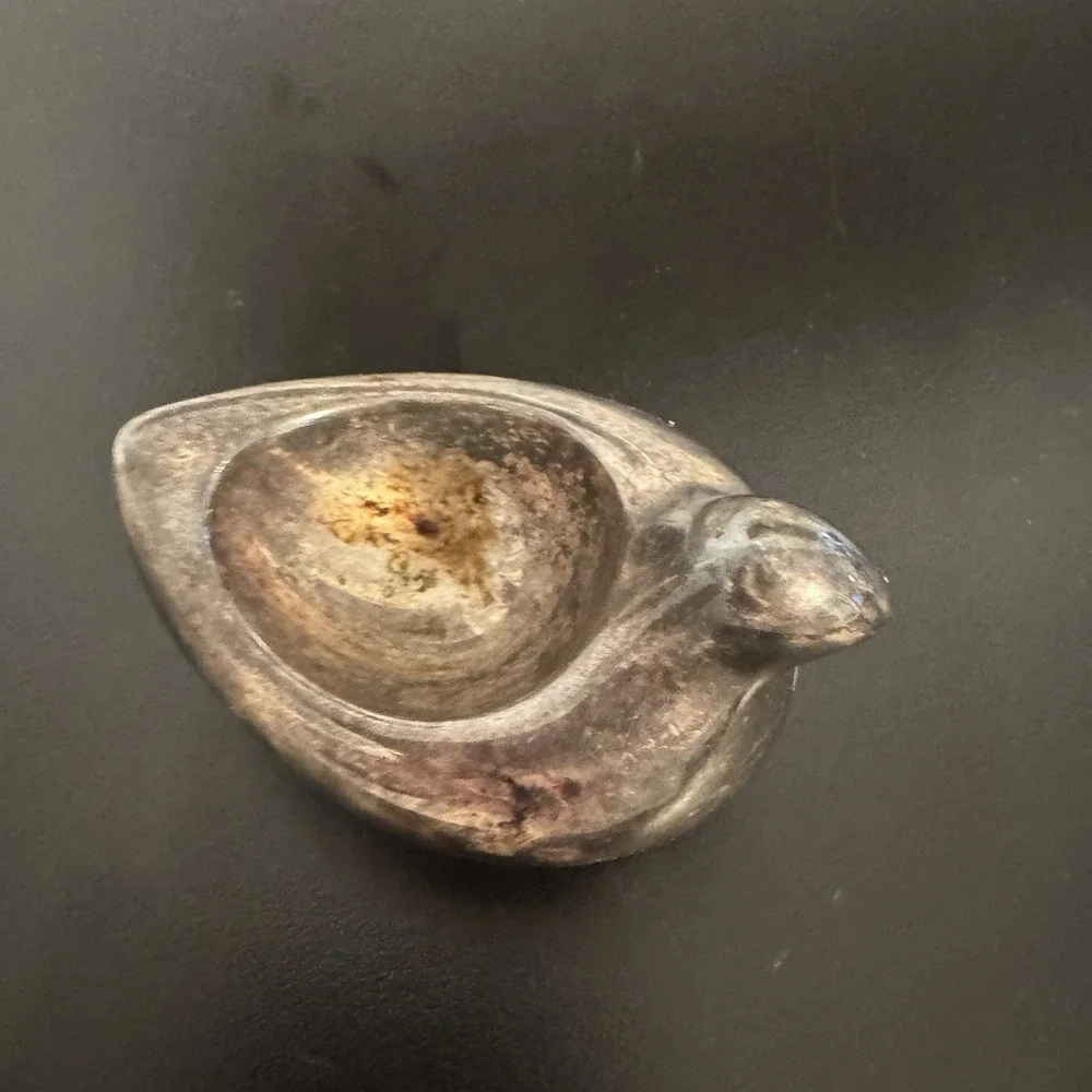 Pottery barn silver plated dove. Great as a ring or earring‎ holder.